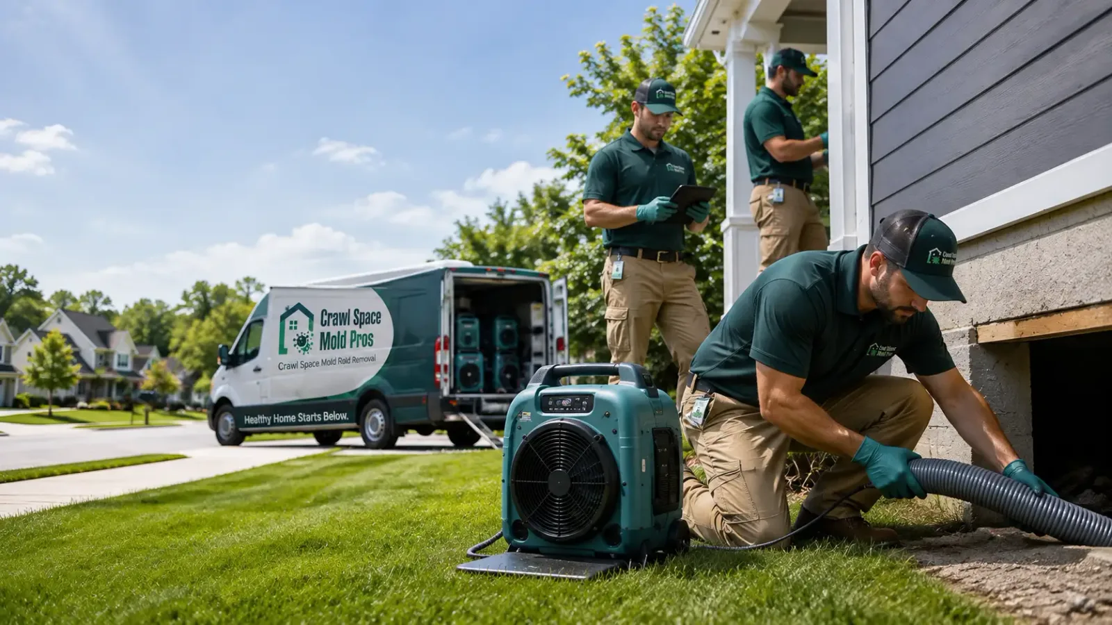 Crawl Space Mold Removal in Lake Village, IN